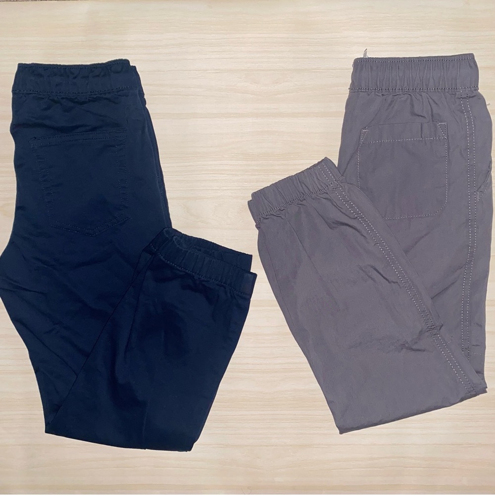 Woven Joggers Bundle - Navy and Gray